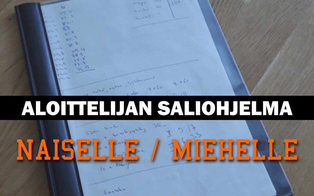 aloittelijan saliohjelma naiselle